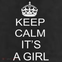 Keep Calm It's A Girl Trucker Hat