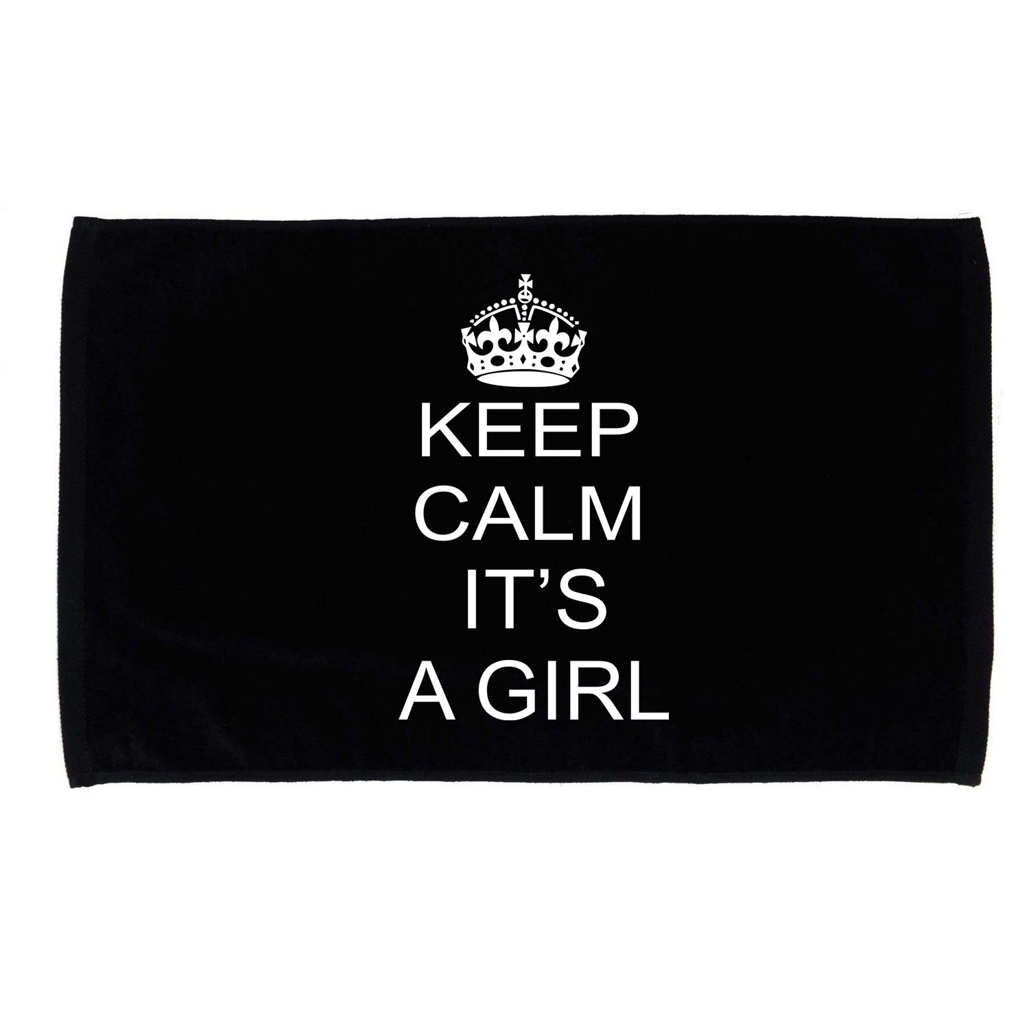 Keep Calm It's A Girl Microfiber Hand Towel