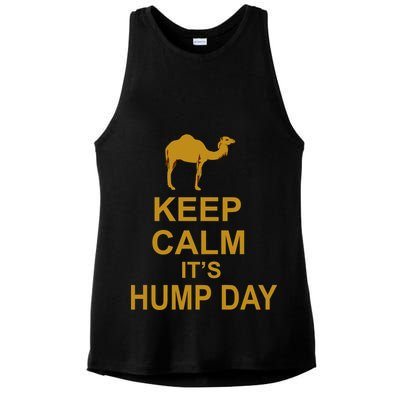Keep calm, it's hump day Ladies PosiCharge Tri-Blend Wicking Tank