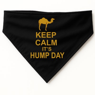 Keep calm, it's hump day USA-Made Doggie Bandana