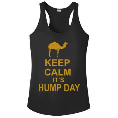 Keep calm, it's hump day Ladies PosiCharge Competitor Racerback Tank