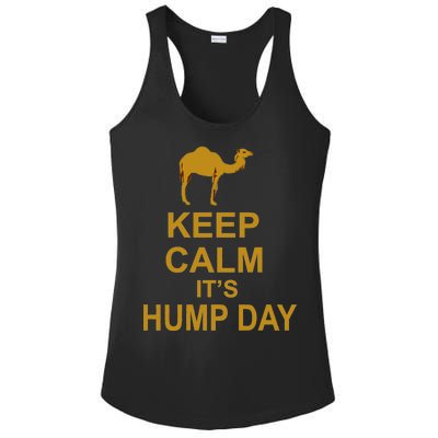 Keep calm, it's hump day Ladies PosiCharge Competitor Racerback Tank