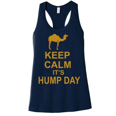 Keep calm, it's hump day Women's Racerback Tank