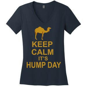 Keep calm, it's hump day Women's V-Neck T-Shirt