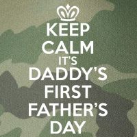 Keep Calm It's My Daddy's First Father's Day Legacy Tie Dye Trucker Hat