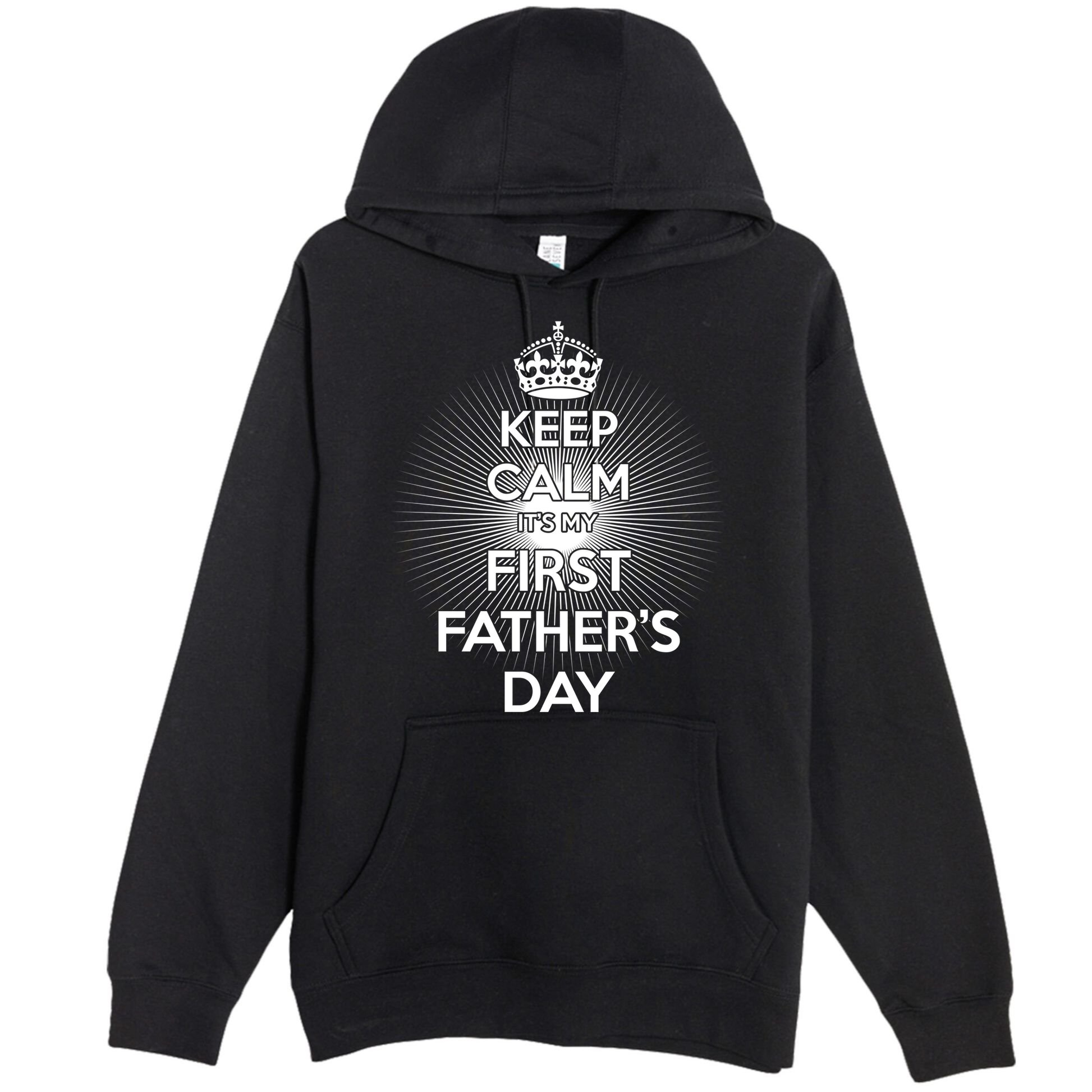 Keep Calm It's My First Father's Day Premium Pullover Hoodie