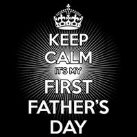 Keep Calm It's My First Father's Day Wool Snapback Cap