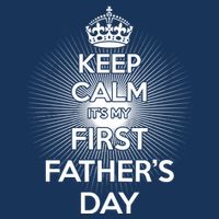 Keep Calm It's My First Father's Day 16 in Basic Backpack