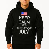 Keep Calm It's The 4th of July USA Flag Hoodie