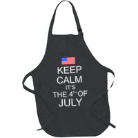 Keep Calm It's The 4th of July USA Flag Apron