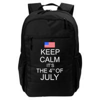 Keep Calm It's The 4th of July USA Flag Backpack