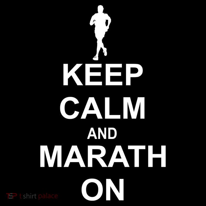 Keep Calm Marathon On Tall T-Shirt