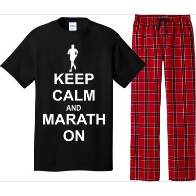 Keep Calm Marathon On Pajama Set