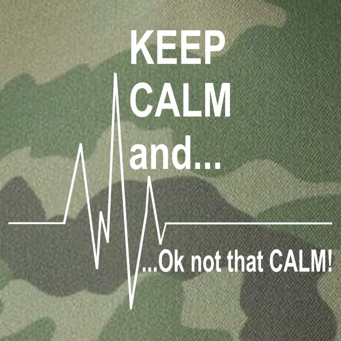 Keep calm Ok Not that calm Legacy Tie Dye Trucker Hat