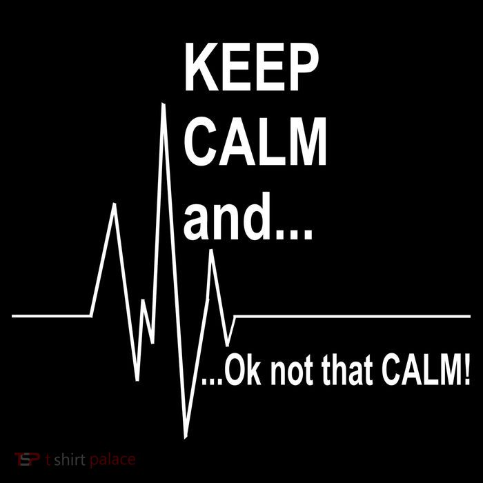 Keep calm Ok Not that calm Poster