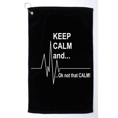 Keep calm Ok Not that calm Golf Towel