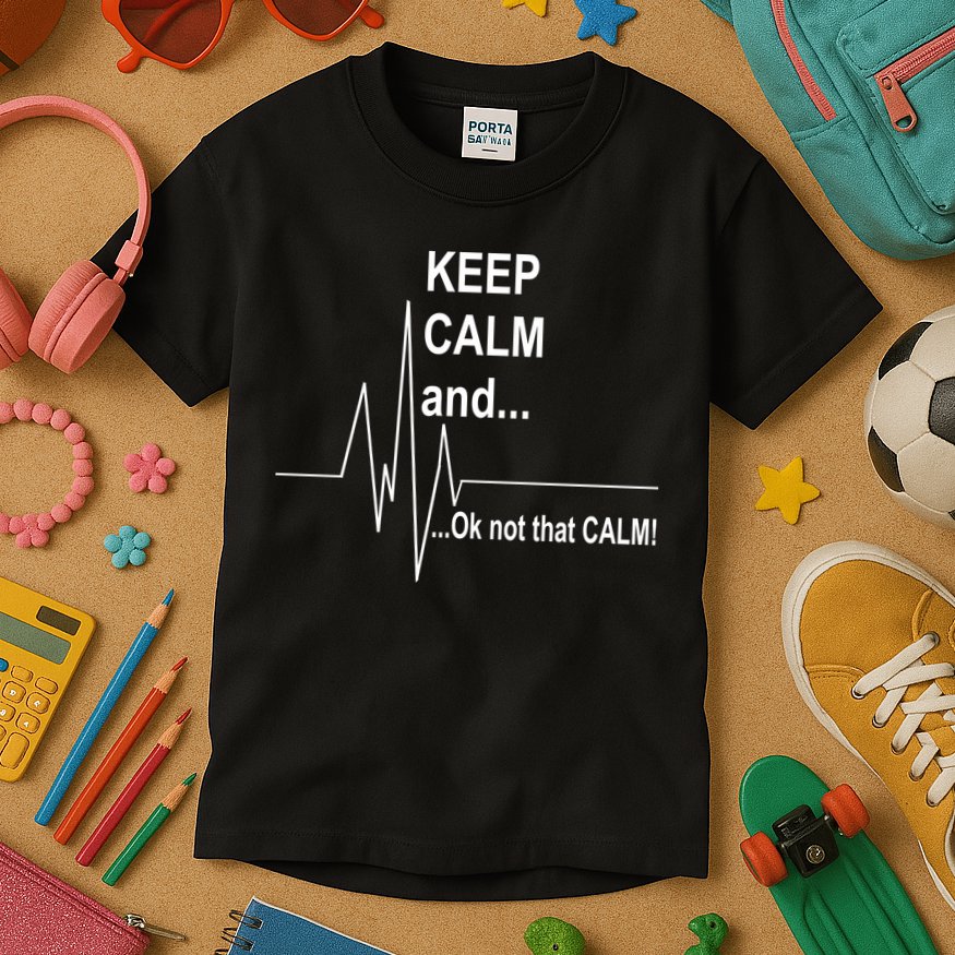 Keep calm Ok Not that calm Kids T-Shirt
