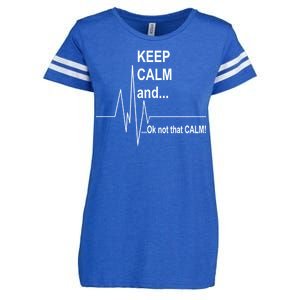 Keep calm Ok Not that calm Enza Ladies Jersey Football T-Shirt