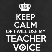 Keep Calm Or I Will Use My Teacher Voice Cool Comfort Performance Bucket Hat