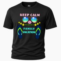 Keep Calm We're On A Family Vacation Cooling Performance Crew T-Shirt