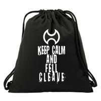 Keep Cam And Fell Cleave FF14 Warrior Drawstring Bag