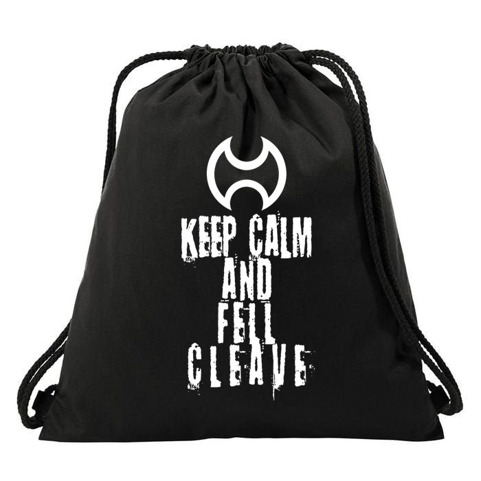 Keep Cam And Fell Cleave FF14 Warrior Drawstring Bag