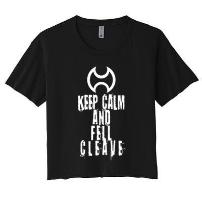 Keep Cam And Fell Cleave FF14 Warrior Crop Top