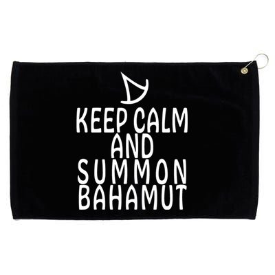 Keep Cam And Summon Bahamut FF14 Summoner Grommeted Golf Towel