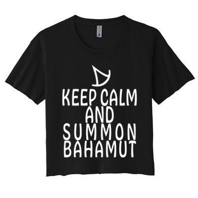 Keep Cam And Summon Bahamut FF14 Summoner Crop Top