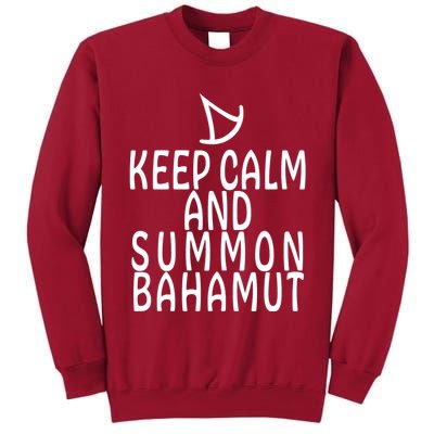 Keep Cam And Summon Bahamut FF14 Summoner Tall Sweatshirt