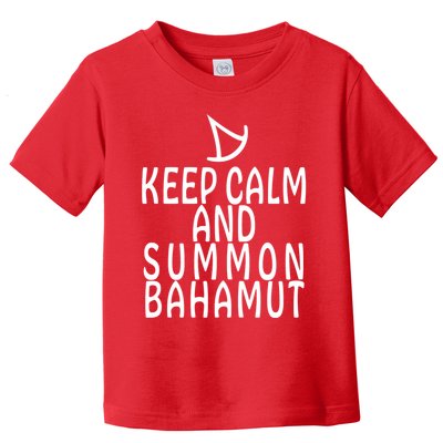 Keep Cam And Summon Bahamut FF14 Summoner Toddler T-Shirt