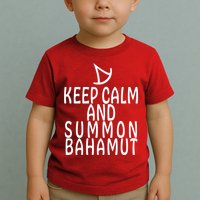 Keep Cam And Summon Bahamut FF14 Summoner Toddler T-Shirt