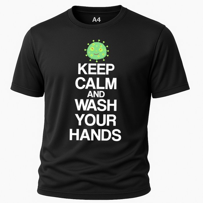 Keep Clam And Wash Your Hands Cooling Performance Crew T-Shirt