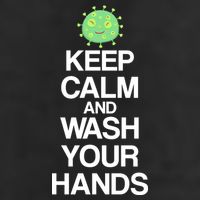 Keep Clam And Wash Your Hands Adult Drive Performance Visor