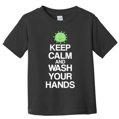 Keep Clam And Wash Your Hands Toddler T-Shirt