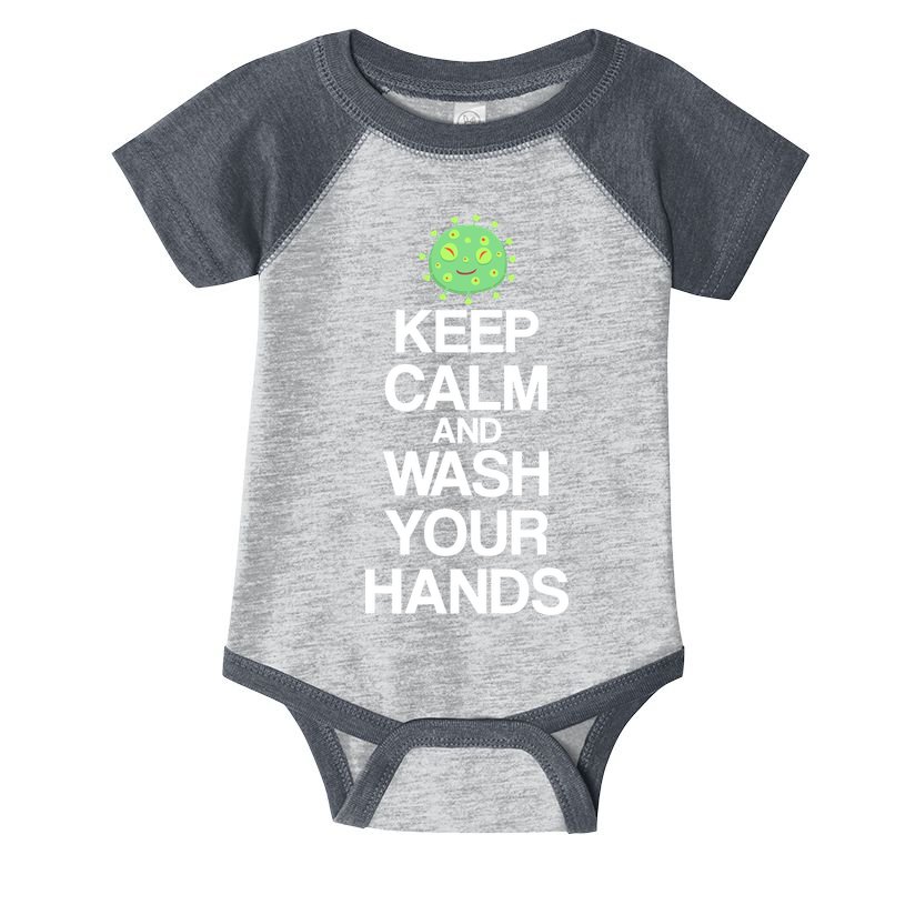 Keep Clam And Wash Your Hands Infant Baby Jersey Bodysuit