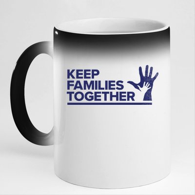 Keep Families Together 11oz Black Color Changing Mug