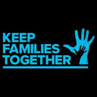 Keep Families Together Drawstring Bag