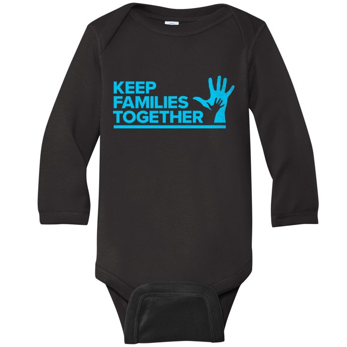 Keep Families Together Baby Long Sleeve Bodysuit