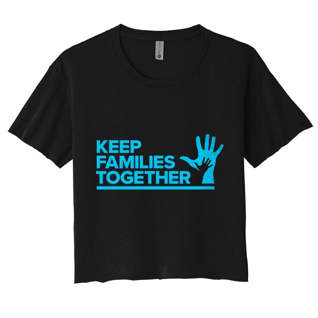 Keep Families Together Crop Top