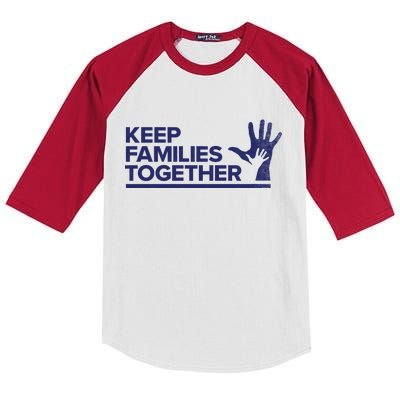 Keep Families Together Kids Colorblock Raglan Jersey