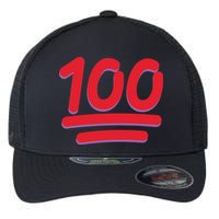 Keep It 100 One Hundred Emoji Flexfit Unipanel Trucker Cap