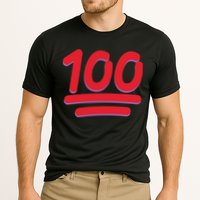 Keep It 100 One Hundred Emoji Cooling Performance Crew T-Shirt