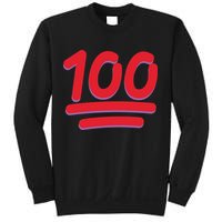 Keep It 100 One Hundred Emoji Sweatshirt