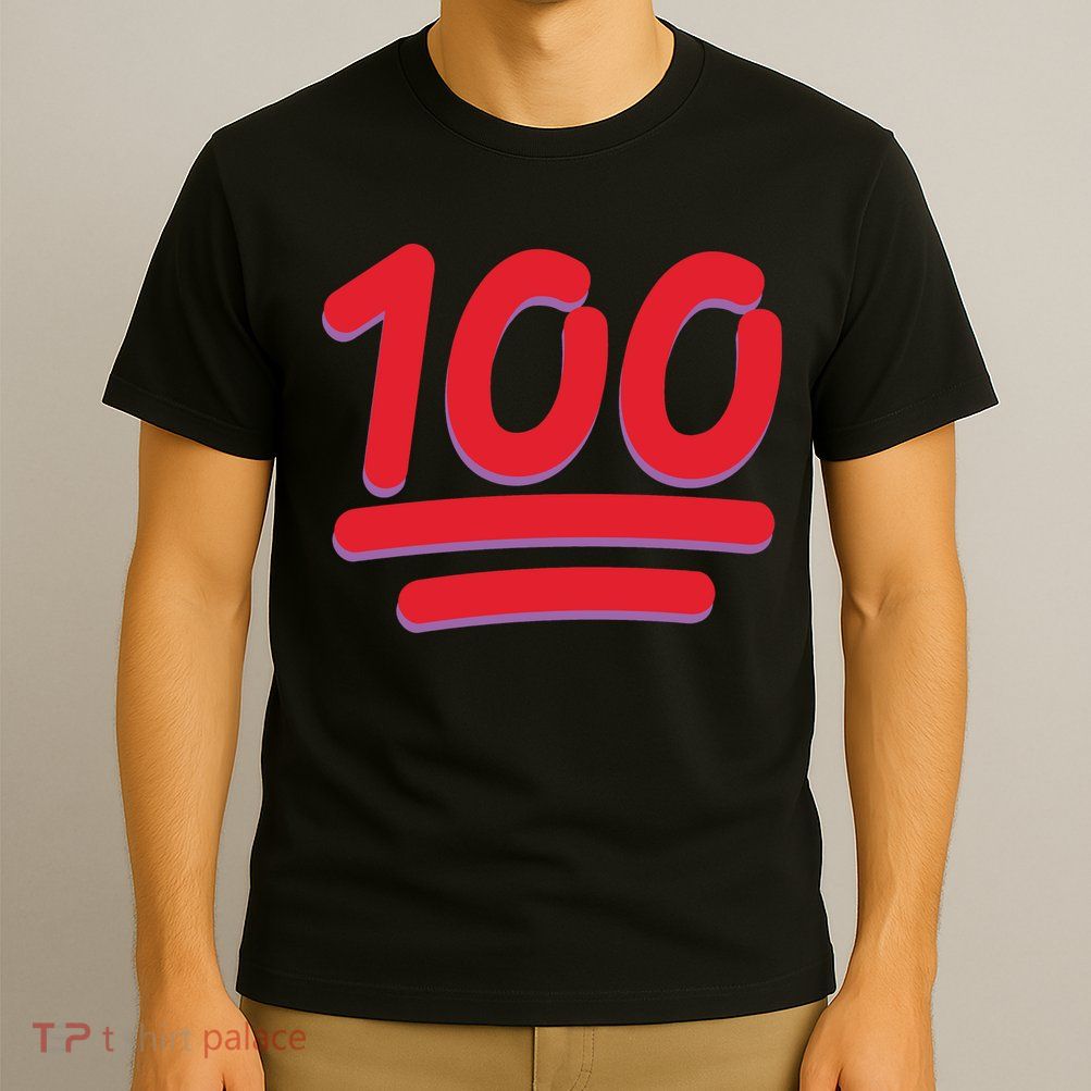 Keep It 100 One Hundred Emoji T-Shirt