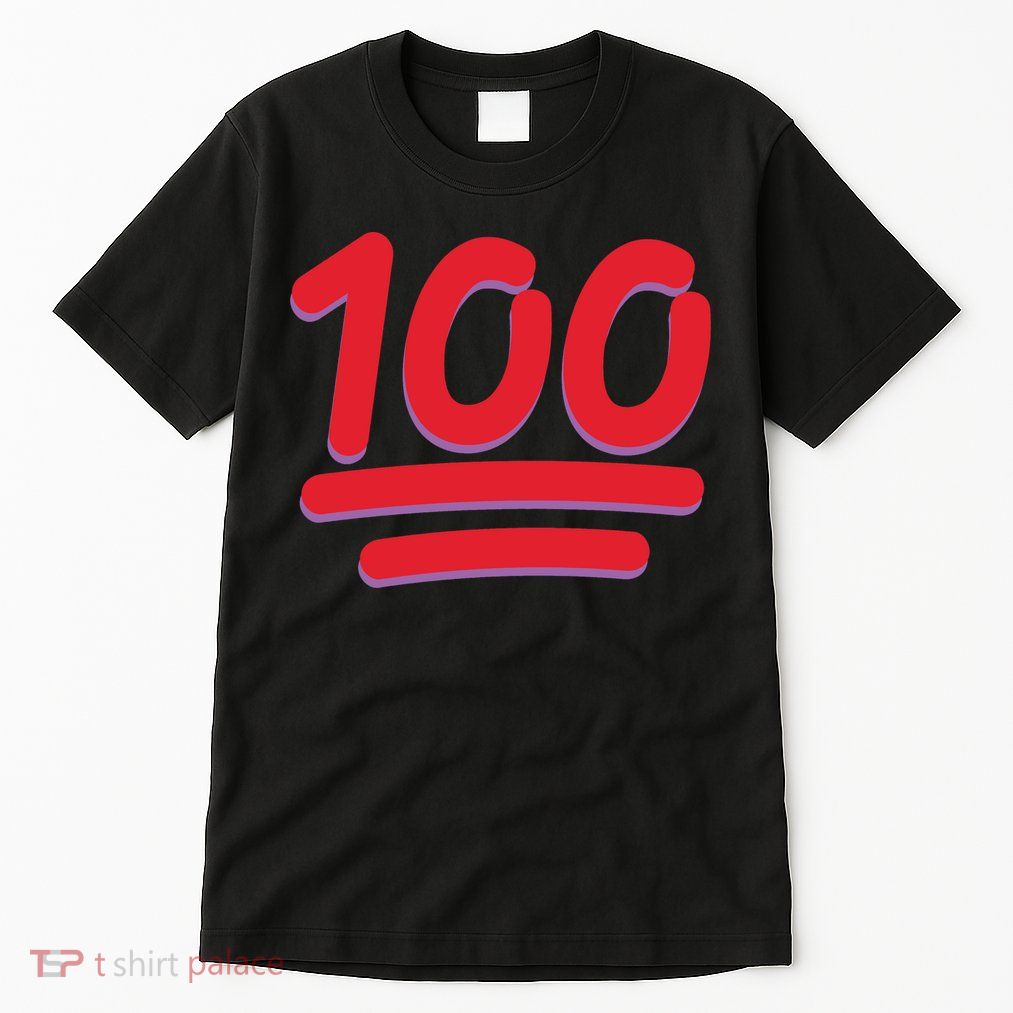 Keep It 100 One Hundred Emoji Tall T-Shirt