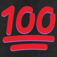 Keep It 100 One Hundred Emoji Trucker Hat