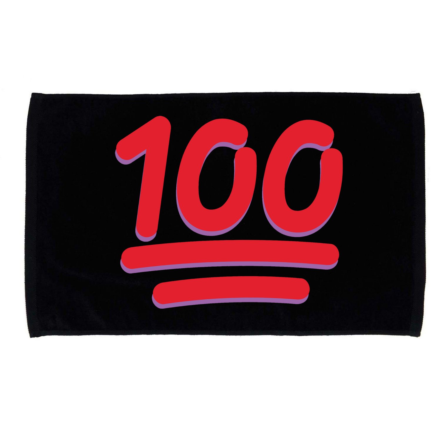 Keep It 100 One Hundred Emoji Microfiber Hand Towel