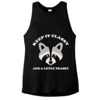 Keep It Classy And A Little Trashy Ladies PosiCharge Tri-Blend Wicking Tank