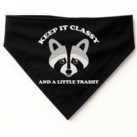 Keep It Classy And A Little Trashy USA-Made Doggie Bandana